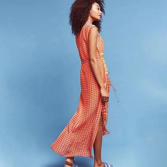 NWOT Anthropologie Tanvi Kedia Patchwork Maxi Dress - Picture 8 of 9